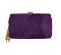 Women Evening Bag Chain Shoulder Clutch Party,Champagne 25.5x6x11.5cm | Soft cloth material chain strap hand or shoulder use main compartment with small pocket magnet snap closure fits