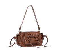 Women Evening Handbag Purse Lovely Bows Shoulder Bag PU Leather Crossbody Bag Stylish Underarm For Everyday Work Women Stylish Crossbody Lovely Bows Underarm Fashion Shoulder