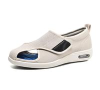 Women Extra Wide Width Shoes, Adjustable Extra Wide Widths Diabetic Shoes, Casual Elderly Safety Walking Shoes, Athletic Running Sneakers Knit Mesh,46