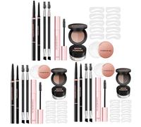 Women Eyebrow Gel - Eyebrow Pencil Makeup Kit - Waterproof Brow Pen & Cream Set, Lightweight Long-Lasting Eyelash Styling Tool, Natural Look Eyeliner, Precision Brush For Perfect Shaping & Definition