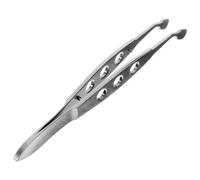Women Eyelid Tweezers Titanium Alloy Silver Precision Tool