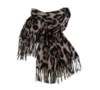 Women Fall Winter Scarf Classic Leopard Print Scarf Warm Soft Chunky Large Blanket Wrap Shawl Scarves 1 Pack Tatte Scarf