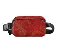 Women Fanny Packs Cute Waterproof Hip Pack Belt Pouch Classic Dragon Red Waist Pack for Women, Classic Dragon Red, 8 x 5.3 x 2.3 inch, Funny Cute, Classic Dragon Red, 8 x 5.3 x 2.3 inch, Funny Cute