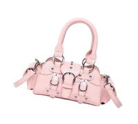 Women Fashion Handbag Commuting Bag Punk Styles Shoulder Bag Top Handle PU Leather Crossbody For Work Women Crossbody Pu Leather Shoulder Punk Styles Handbag Commuting
