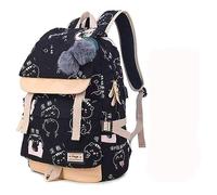 Women Fashion Nylon School Bag Kawaii Print Backpack School Backpack Girls Casual Waterproof Backpack School Bag Teenager Waterproof Daypack