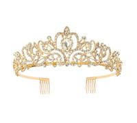 Women Fashion Rhinestones Crowns Luxury Queen Princess Sparkling Headbands 907