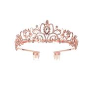 Women Fashion Rhinestones Crowns Luxury Queen Princess Sparkling Headbands 9085