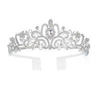 Women Fashion Rhinestones Crowns Luxury Queen Princess Sparkling Headbands 9088