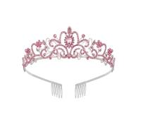 Women Fashion Rhinestones Crowns Luxury Queen Princess Sparkling Headbands 909