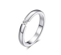 Women Fashion Single Diamond Elegant Wedding Engagement Ring Durability and nice