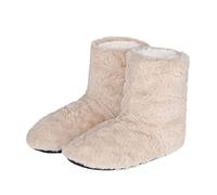 Women Faux fur Slipper Boots Soft Plush Fleece Booties Slipper Ladies Memory Foam Indoor House Shoes Winter Thermal High-top Slippers Anti-slip Home Floor Slippers for Bedroom Living Room Garden Yard
