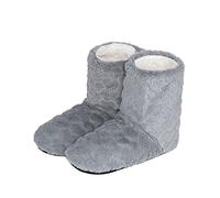 Women Faux fur Slipper Boots Soft Plush Fleece Booties Slipper Ladies Memory Foam Indoor House Shoes Winter Thermal High-top Slippers Anti-slip Home Floor Slippers for Bedroom Living Room Garden Yard