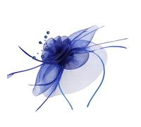Women Feathered Flower Hairband Hair Styling Accessory Bridal Headwear For Derby Party And Masquerade Event Gathering