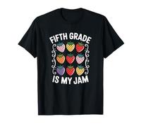 Women Fifth Grade is My Jam Strawberry Fifth Grade Teacher T-Shirt