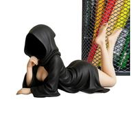 Women Figurines | Masked Women Desk Decor | Gothic Resin Aesthetic Figurine, Mysterious Small Home Decor