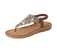 Women Flat Sandals AntiThis sandal is made of breathable material and a flexible sole, creating an all-day comfort experience for your feet. The soft sole effectively relieves walking pressure. It can