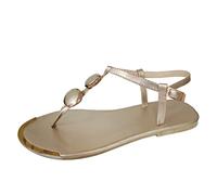 Women Flat Sandals AntiThis sandal is made of breathable material and a flexible sole, creating an all-day comfort experience for your feet. The soft sole effectively relieves walking pressure. It can