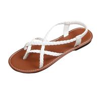 Women Flat Sandals AntiThis sandal is made of breathable material and a flexible sole, creating an all-day comfort experience for your feet. The soft sole effectively relieves walking pressure. It can