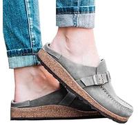 Women Flatform Sandals Ankle Strap Heeled Vintage Beach Espadrilles Platform Sandals Tassel Closed Toe Cutout Comfort Flat Sneakers Slip On Wedges Shoes