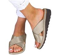 Women Flip Flops Ladies Toe Post Open Back Slippers Orthopedic Supportive Sandals Summer Holiday Pool Shoes Casual T Bar Sliders Slipper Wide Fit Slip on Flip-flops Comfy Slipper Beach Flip Flops
