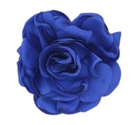 Women Flower Brooch Fabric Lapel Pin Elegant Cloth Corsage Handmade Boutonnieres Art Wedding Party Jewelry Gift for Bridesmaids, Bridal Showers(Blue1)