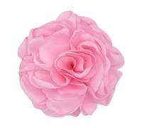 Women Flower Brooch Fabric Lapel Pin Elegant Cloth Corsage Handmade Boutonnieres Art Wedding Party Jewelry Gift for Bridesmaids, Bridal Showers(Light Pink)