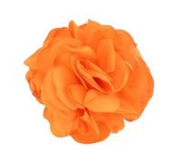 Women Flower Brooch Fabric Lapel Pin Elegant Cloth Corsage Handmade Boutonnieres Art Wedding Party Jewelry Gift for Bridesmaids, Bridal Showers(Orange)