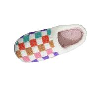 Women Fluffy Slippers Winter Warm Memory Foam Slippers Cozy Fleece Lined House Shoes Soft Comfy Plush Anti-Skid Indoor Shoes Ladies Bedroom Fuzzy Slip on Slipper