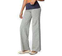 Women Fold Over Yoga Pants Y2K Flared Leggings Low Rise Bell Bottom Lounge Pants Stretchy Wide Leg Sweatpants