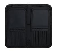 Women Foldable Stand-Up Makeup Brush Bag 15 Pockets Travel Cosmetics Holder Toiletry Case for Beauty Tool