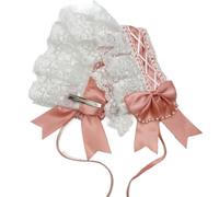 Women - French Maid Accessory for Fancy Dress,Lolita Hair Accessories with Bow, Vintage Elegant Hairband for Daily Wear, Party, Gothic(Candy Color)