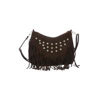 Women Fringe Purse Crossbody Bags Studded Faux Suede Hippie Tassel Hobo Shoulder Messenger Purse Vintage Handbags, Coffee(studded Tassel), One Size