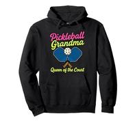 Women Funny Pickleball Grandma Cool Paddle Sports Pullover Hoodie