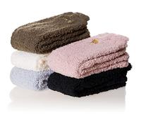 Women Fuzzy Slipper Socks Soft Winter Plush Fluffy Microfiber Socks Cozy Warm Comfy Thermal Thick Home Sleeping Socks, Cat, One Size