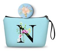 Women Gifts for Birthday, Makeup Bag, Maid of Honor Gifts, Gifts for Bride,bridesmaid, Sister Gifts, Friend Birthday Gifts for Women, Womens Birthday Gifts, Cosmetic Bag with Mirror,Christmas Gifts,