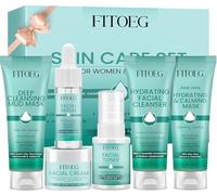 FITOEG Gifts for Women, Skin Care, Skin Care, Moisturizing, Fat Control, Pore Reduction, Anti-Allergic Face Care Set, Gift Products