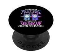 Women Girl Goth Rock For Concerts Festivals Death Metal PopSockets Adhesive PopGrip