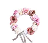 Women Girl Hair Accessories Headband Festival Big Flower Crown Wreath Decoration For The Hair Wedding Party Bride Headwear for Women Girls(Color2)