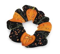 Women Girl Halloween Werewolf Animals Wolf Wolves Skull Scrunchies Hair Bands Pain Free Coil Hair Ties for Men Women Girls and Boys Dreadlock Accessories