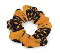 Women Girl Halloween Werewolf Animals Wolf Wolves Skull Scrunchies Hair Bands Pain Free Coil Hair Ties for Men Women Girls and Boys Dreadlock Accessories