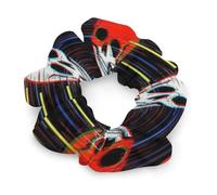 Women Girl Halloween Werewolf Animals Wolf Wolves Skull Scrunchies Hair Bands Pain Free Coil Hair Ties for Men Women Girls and Boys Dreadlock Accessories