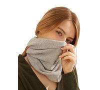 Women Girl Tube Scarf 100% Cashmere, Ladies Soft Warm Knitted Loop Scarf Solid Colour, Winter Circle Neck Warmer Loop Scarves Windproof Knit Tubular Snood, Gifts for Mother, Wife, Daughter Grey