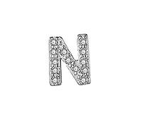 Women Girls AZ Letter Stud Earrings Initial Stud Earring Tiny Size Cubic Zirconia Capital Letter Alphabet Fashion Personalized for Holiday Party Gift