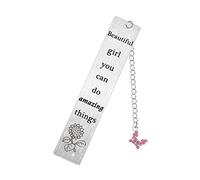 Women Girls Bookmarks Beautiful Girl You Can Do Amazing Things Gifts Inspirational Bookmark for Sister Best Friends Birthday Christmas Present Friendship Gifts for Book Lovers (Girl Do Amazing)