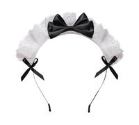 Women Girls for Lolita Headband Lace Bow Hair Band Maid Anime Cosplay Headwear Ribbon Bowknot Cute Hair Band Party Hair Accessories Women's Fashion Headbands Maid's Headband