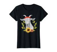 Women & Girls Goat Themed Gifts Bandana Goat T-Shirt