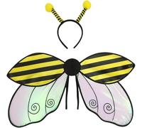 Women Girls Halloween Costumes Cute Bee/Ladybug Wings with Headband Sets Funny Stage performance accessories Party Favors