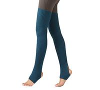 Women Girls Knitting over Knee Socks Thigh High Footless Stirrup Leg Warmers Winter Warm Long Boot Socks Knee High Legging Socks Thermal Long Leg Sleeve Protector Stocking for Yoga Ballet Dance