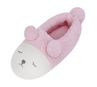 Women Girls Sheep Design Winter Slippers Soft Plush Warm House Mule Slippers Cute Comfy Ankle Boots Thermal Thicken Lining Slipper Full Feet Anti-Slip Shoses Indoor Home Bedroom Footwear, Pink