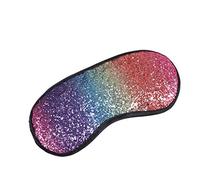 Women Girls Sweet Glitter Sequins Eye Mask Rainbow Colorful Blindfold Travel Shade Cover Eyepatch Eye Mask for Girls Kids